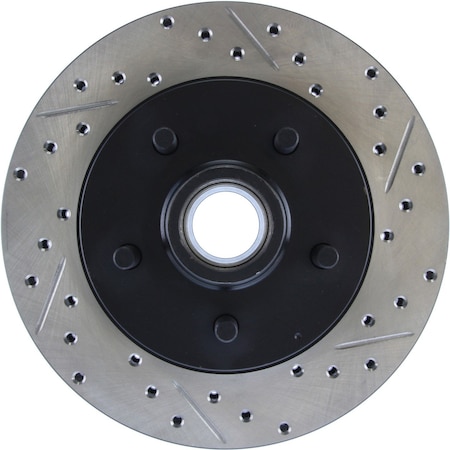 Centric Parts Sport Drilled/Slotted Brake Rotor, 127.66025L 127.66025L